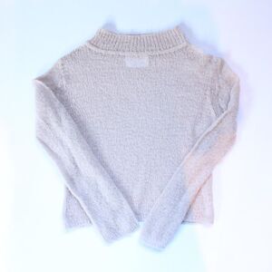 Zara Women's Blush Cream Sweater Size 10